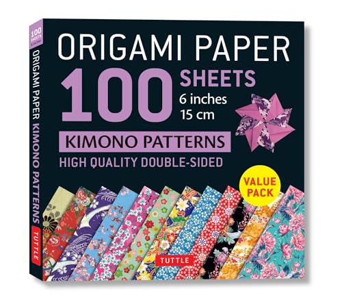 Beispielbild fr Origami Paper 100 Sheets Kimono Patterns Patterns 6" (15 Cm) zum Verkauf von Blackwell's
