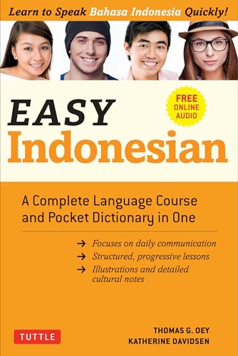 Imagen de archivo de Easy Indonesian: A Complete Language Course and Pocket Dictionary in One (Free Companion Online Audio) (Easy Language Series) a la venta por Bellwetherbooks