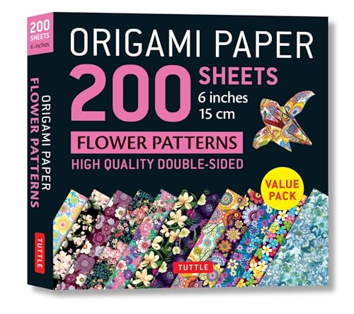 Origami Paper 500 sheets Cherry Blossoms 6 : Tuttle Origami Paper: High-Quality Double-Sided Origami Sheets Printed with 12 Different Patterns Instructions for 6 Projects Included 15 cm 