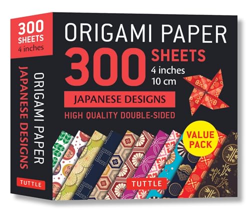 Imagen de archivo de Origami Paper 300 sheets Japanese Designs 4" (10 cm): Tuttle Origami Paper: Double-Sided Origami Sheets Printed with 12 Different Designs a la venta por Bellwetherbooks