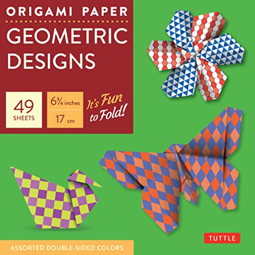 Beispielbild fr Origami Paper Geometric Prints 48 Sheets 6 3/4" (17 Cm) zum Verkauf von Blackwell's