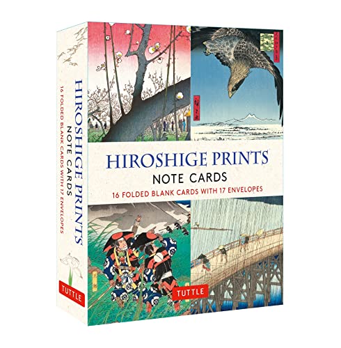 9780804854412: Hiroshige Prints, 16 Note Cards: 16 Different Blank Cards with 17 Patterned Envelopes (Woodblock Prints)