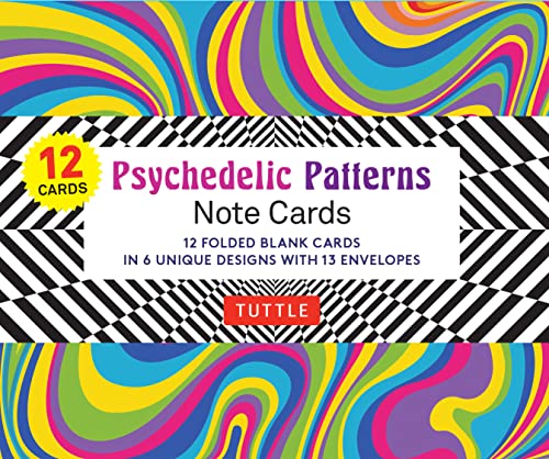 Immagine dell'editore per Psychedelic Patterns Note Cards - 12 cards: In 6 Designs With 13 Envelopes (Card Sized 4 1/2 X 3 3/4) venduto da Bellwetherbooks