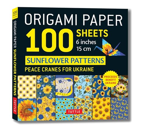 Beispielbild fr Origami Paper 100 Sheets Sunflower Patterns 6" (15 Cm) zum Verkauf von Blackwell's