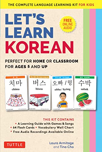 Imagen de archivo de Let's Learn Korean Flash Card Kit: Perfect for Home or Classroom Ages 5 and Up--The Complete Language Learning Kit for Kids (64 Flash Cards, Online Audio Recordings & Poster) [Paperback] Armitage, La a la venta por Lakeside Books