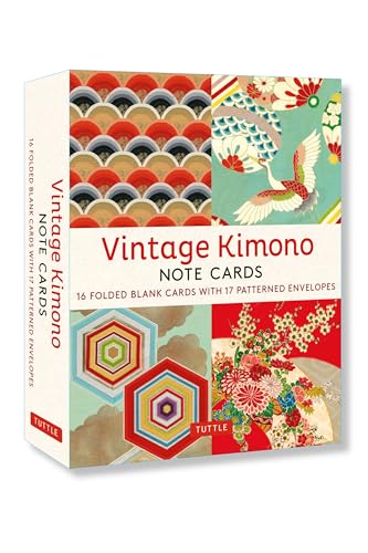 Immagine dell'editore per Vintage Kimono, 16 Note Cards: 8 illustrations from 1900's Vintage Japanese Kimono Fabrics (Blank Cards with Envelopes in a Keepsake Box) venduto da Bellwetherbooks