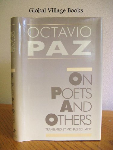Imagen de archivo de On poets and others a la venta por Hippo Books