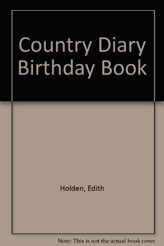 Beispielbild fr Country Diary Birthday Book zum Verkauf von HPB-Ruby