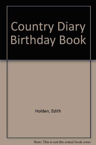Imagen de archivo de Country Diary Birthday Book a la venta por HPB-Ruby