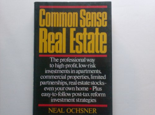 Beispielbild fr Common Sense Real Estate zum Verkauf von Robinson Street Books, IOBA