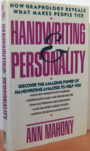 Imagen de archivo de Handwriting & Personality: How Graphology Reveals What Makes People Tick. a la venta por P.F. Mullins Books