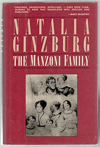 Imagen de archivo de The Manzoni Family a la venta por Better World Books