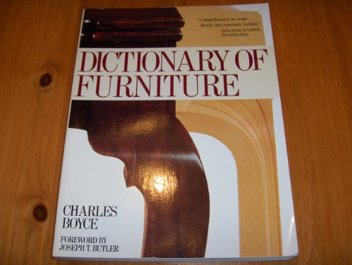 9780805007527: Dictionary of Furniture