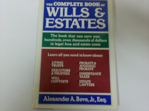 Stock image for Complete Book of Wills and Estates for sale by HPB-Ruby