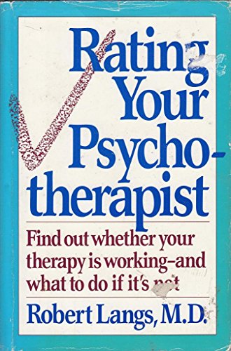 Beispielbild fr Rating Your Psychotherapist zum Verkauf von Better World Books