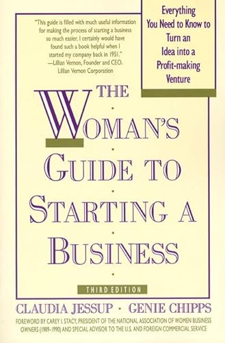 Imagen de archivo de A Woman's Guide to Starting a Business: Third Edition a la venta por Wonder Book