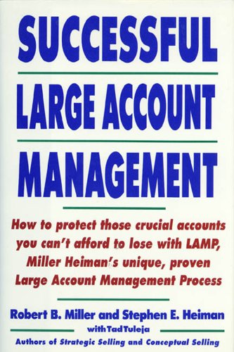 9780805013047: Successful Large Account Management