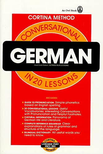 Conversational German: In 20 Lessons (Cortina Method) (9780805014983) by Lange, Eva C.