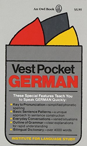 Imagen de archivo de Vest Pocket German (Vest Pocket Series) a la venta por SecondSale