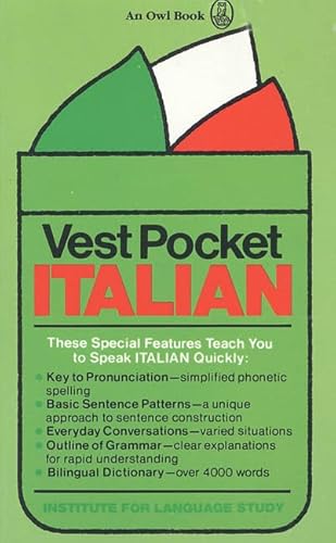 Beispielbild fr Vest Pocket Italian zum Verkauf von Better World Books