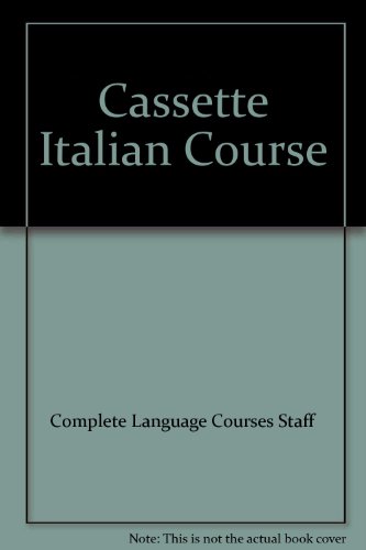 Cassette Italian Course (9780805018882) by Complete Language Courses Staff; Mitchell, Carolyn B.