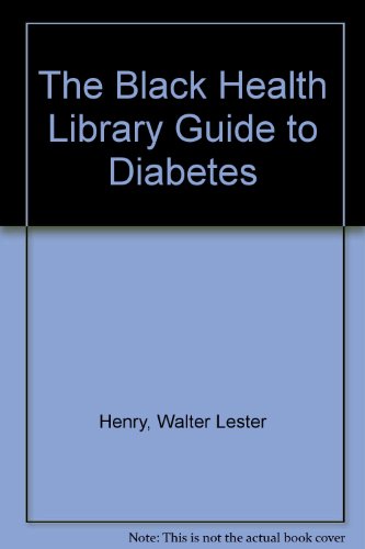 Stock image for The Black Health Library Guide to Diabetes for sale by Sequitur Books