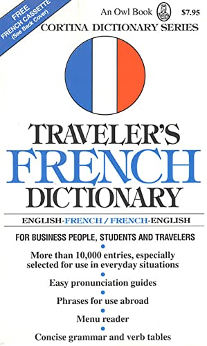 Stock image for Traveler's French Dictionary (Cortina Dictionary) for sale by Wonder Book