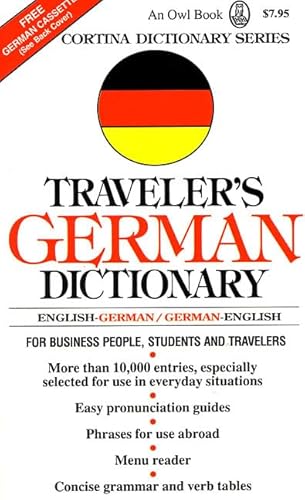 Imagen de archivo de Traveler's German Dictionary (Cortina Dictionary) a la venta por More Than Words