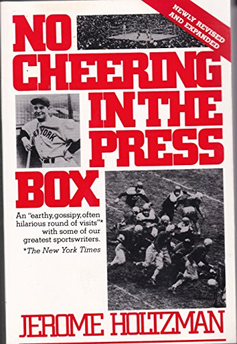 Stock image for No Cheering in the Press Box for sale by Gulf Coast Books