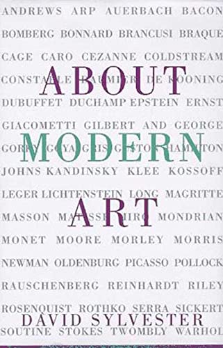 Stock image for About Modern Art: Critical Essays, 1948-1996 for sale by SecondSale