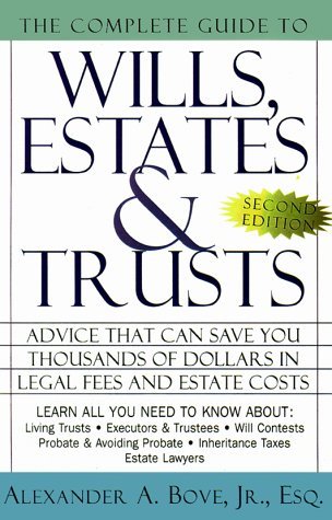 Stock image for The Complete Book of Wills, Estates, and Trusts for sale by More Than Words