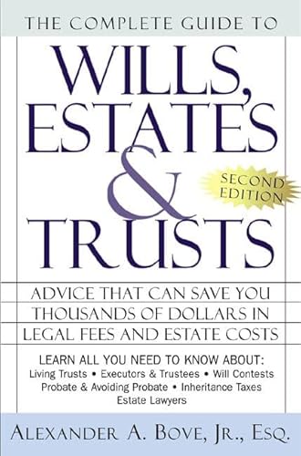 9780805062984: The Complete Book of Wills, Estates & Trusts