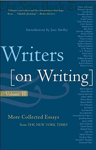 Beispielbild fr Writers On Writing, Volume Ii (Writers on Writing (Times Books Paperback)) zum Verkauf von Wonder Book