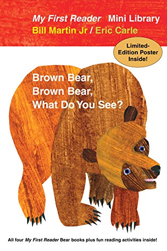 Imagen de archivo de My First Reader Mini Library: Brown Bear, Brown Bear, What Do You See? / Polar Bear, Polar Bear, What Do you Hear? / Panda Bear, Panda Bear, What Do You See? / Baby Bear, Baby Bear a la venta por Revaluation Books