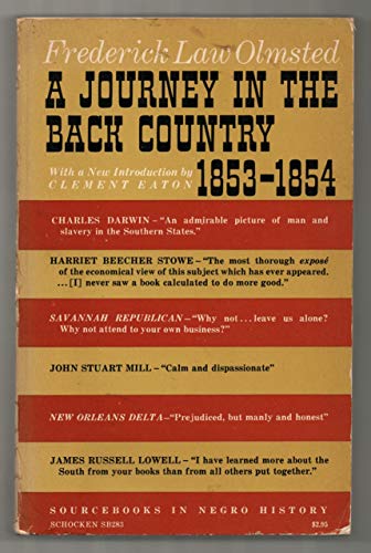 Journey In The Back Country, 1853-1854