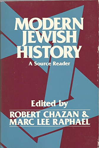 Stock image for Modern Jewish History : A Source Reader for sale by Better World Books