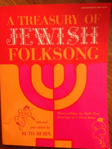 Beispielbild fr A Treasury of Jewish Folksong zum Verkauf von Zoom Books Company