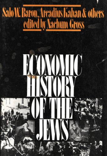 Beispielbild fr Economic History of the Jews zum Verkauf von Oddball Books