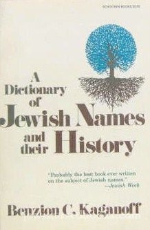 Beispielbild fr Dictionary of Jewish Names and Their History zum Verkauf von Dunaway Books