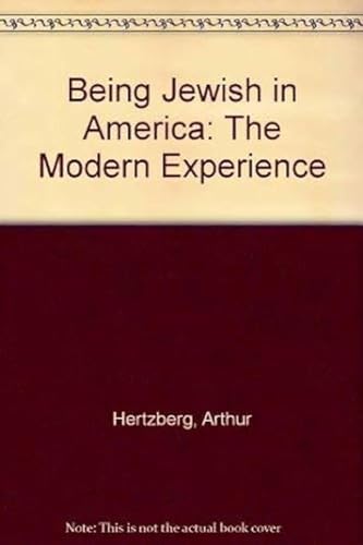 9780805206548: Being Jewish in America: The Modern Experience