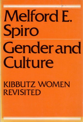 9780805206586: Gender and Culture: Kibbutz Women