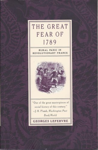 Stock image for Great Fear of 1789 for sale by ThriftBooks-Atlanta