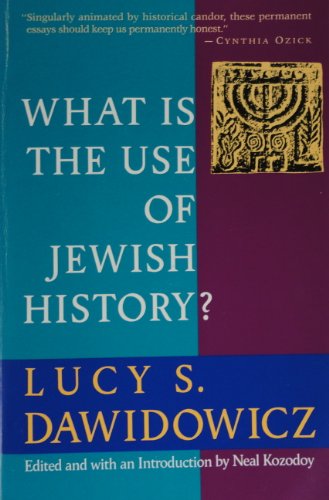Beispielbild fr What Is the Use of Jewish History? zum Verkauf von Better World Books