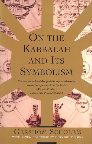 9780805210514: On the Kabbalah and its Symbolism (Mysticism and Kabbalah)