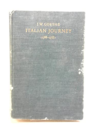 Imagen de archivo de Italian Journey, 1786-1788. a la venta por Isaiah Thomas Books & Prints, Inc.