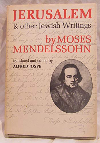 Imagen de archivo de Jerusalem : And Other Jewish Writings a la venta por Better World Books