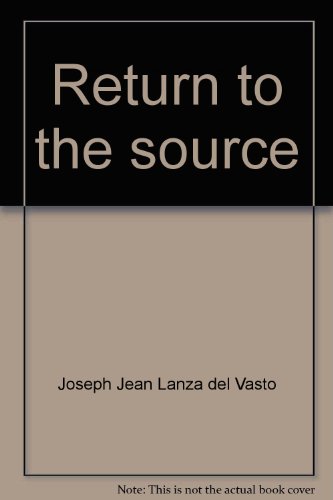 9780805234411: Return to the source