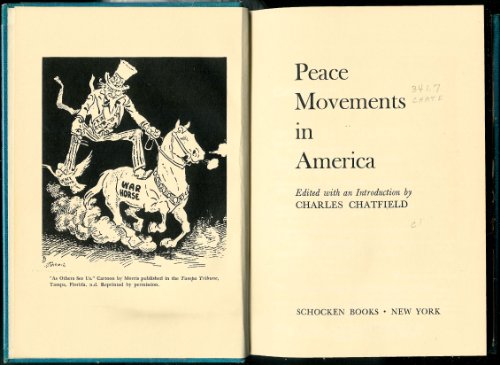 Beispielbild fr Peace Movements in America zum Verkauf von Better World Books