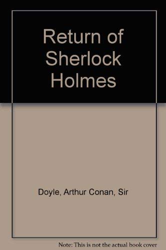 Stock image for Return of Sherlock Holmes for sale by Wonder Book
