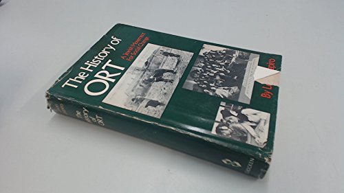 Beispielbild fr The History of ORT zum Verkauf von Better World Books
